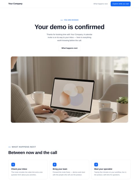 Demo Booked Confirmation